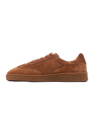 Shoetyle - Hakiki Deri Taba Rengi Erkek Sneaker - 666-1094 -1600
