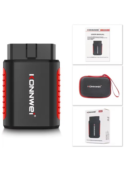 Konnwei Profesyonel Mini Bluetooth Tarayıcı Cihaz İos/android Kdıag App
