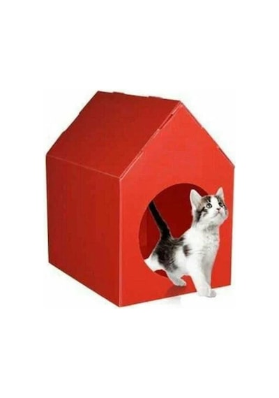 Suya Dayanıklı Plastik Kedi Evi 35 x 58 x 25 CM