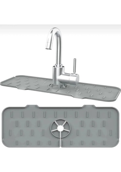 Lavabo Sızdırmaz Mat Musluk Altı Su Emici Matı Su Sızdırmaz Silikon Siyah Diğer