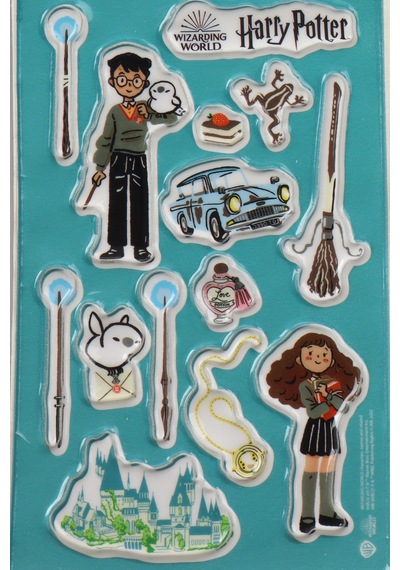 X Dekomus "wizard Icons Collection" Harry Potter Lisanslı Puffy Sticker Tekli Altın