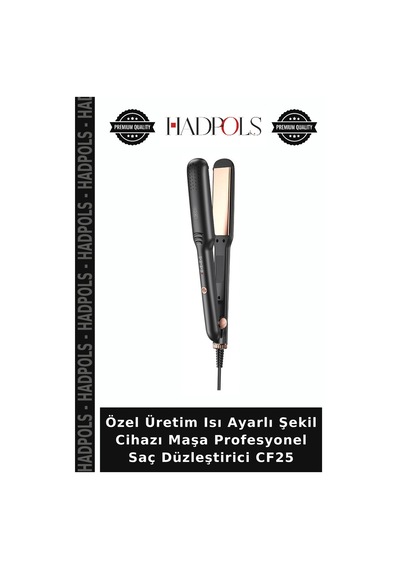 Özel Üretim Isı Ayarlı Şekil Cihazı Maşa Profesyonel Saç Düzleştirici Cf25