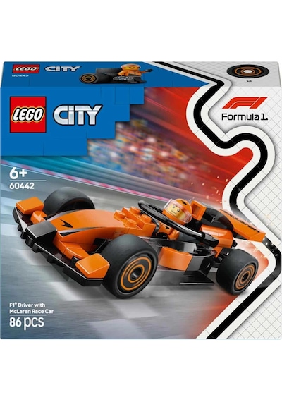 City Mclaren Yarış Arabalı F1 Sürücüsü 60442 Çok Renkli