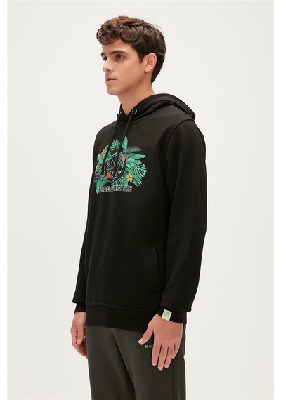 Bad Bear Re-born Hoodie Erkek Sweatshirt-5078 Night
