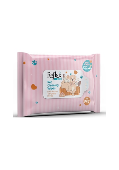 Reflex Care Evcil Hayvanlar İçin Çok Amaçlı Hijyenik Temizleme Mendili 10lu