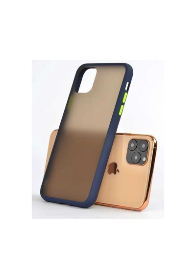 Apple Uyumlu iPhone 11 Pro Max Mat El İzi Yapmayan Kaliteli Kılıf Siyah -