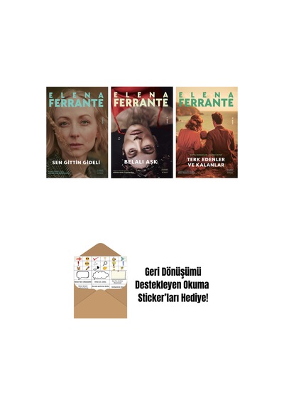 Sen Gittin Gideli + Belalı Aşk + Terk Edenler Ve Kalanlar + Okuma Sticker'ları