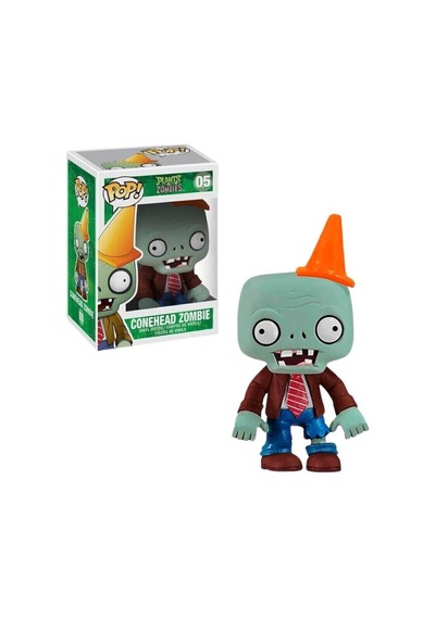 Conehead Zombie Pop Figure