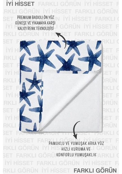 Deniz Yıldızı Marine Plaj Havlusu-akdeniz Modern Lacivert Beyaz Havuz Hızlı Kuruyan Mikrofiber Havlu Kumlu Dalgası Deniz Yıldızı Marine Plaj Havlusu-akdeniz Modern Lacivert Beyaz Havuz Hızlı Kuruyan Mikrofiber Havlu Kumlu Dalgası