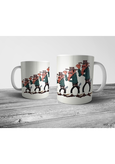Pixxa Lucky Luke Red Kit Kupa Bardak Model 6