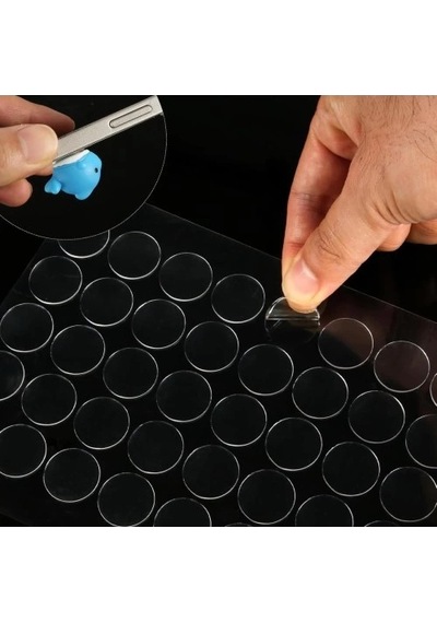 Çift Taraflı Yuvarlak Montaj Macunu 420 Adet 15 MM