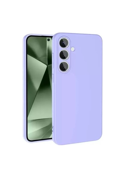 Sh Newface Samsung Galaxy Uyumlu S24 Fe Kılıf Nano İçi Kadife Silikon - Lila Najmaddin