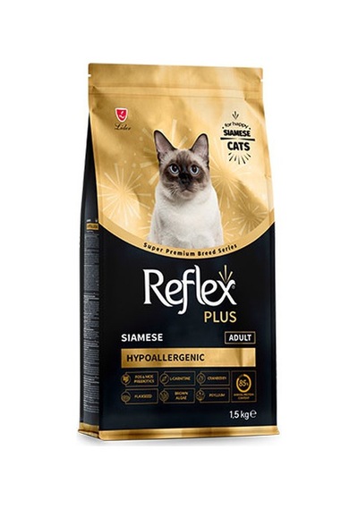 Reflex Plus Hypoallergenic Siamese Yetişkin Kedi Maması 1500 G