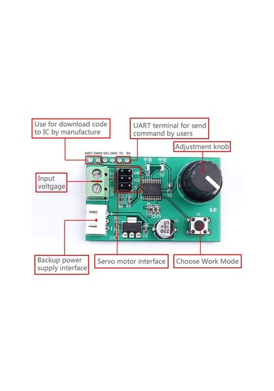 2 Kanal Servo Kontrol Cihazı 5-9v