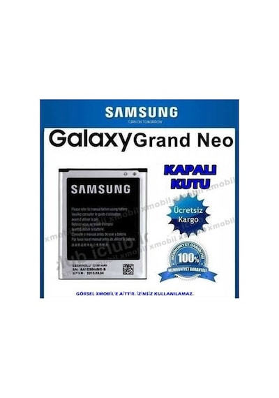 Samsung Uyumlu Galaxy Grand Neo Batarya Pil İ9060 Kapalı Kutu