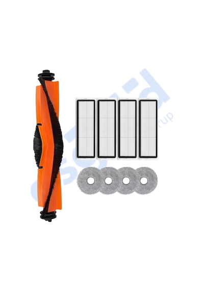 Xiaomi S10+ , S20+ , X10+ , X20+ Uyumlu 1 Ana Fırça 4 Filtre 4 Mop Pkt-iasgf0000808
