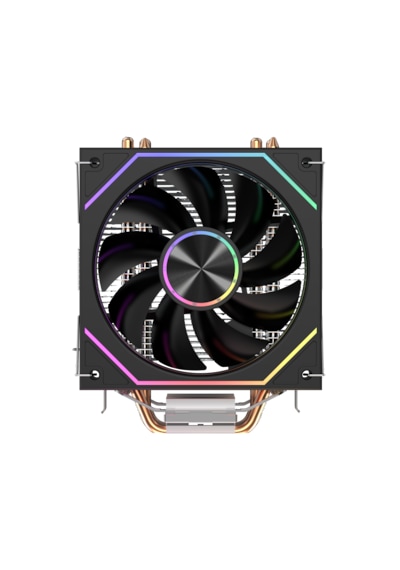Strong M5-pro 12cm Argb Fanlı 4 Bakır 135w Kule Tipi İşlemci Fanı Siyah Argb To Sata li İşlemci Soğutucusu
