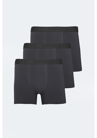 Slazenger Jama 3 Lü Set Erkek Koyu Gri Boxer Koyu Gri