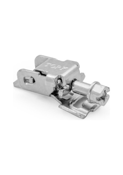 Metal Rulo Kelepçe Bağlantı Klipsi 9mm - 50 Adet Standart