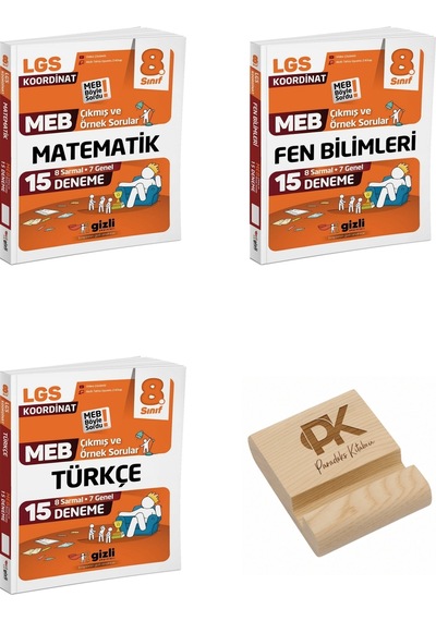 Gizli Lgs 8. Sınıf Koordinat Matematik Fen Ve Türkçe Çıkmış Ve Örnek Sorular 15li Deneme 3lü Set