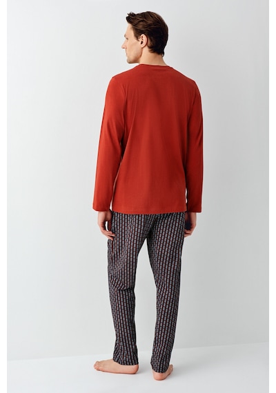 Arnetta Erkek Kahverengi Pijama Takımı Ar3506-s-v1 Kahverengi