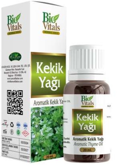 Bio Vitals Kekik Yağı 20ml X 2 Adet