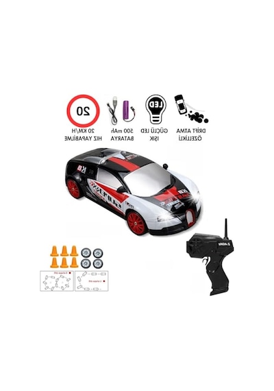 1:24 Ölçekli 4x4 Uzaktan Kumandalı Drift Araba