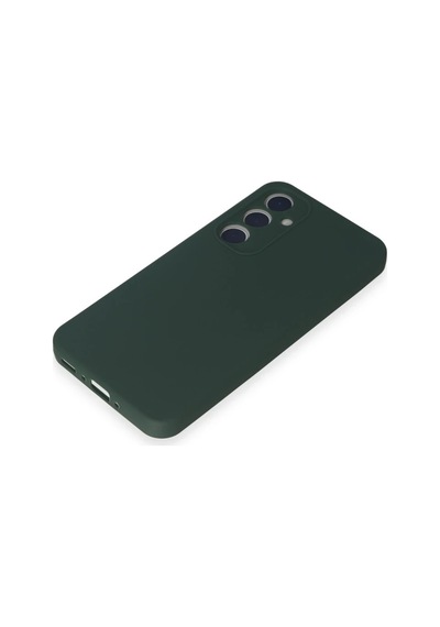 Samsung Galaxy A15 4g Kılıf First Silikon - Koyu Yeşil 0.2M-Çok Renkli