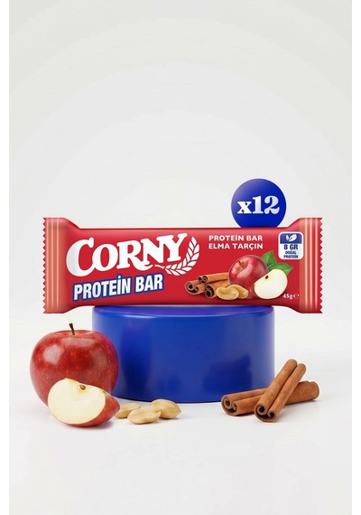 Corny Protein Bar Elma Tarçın 45gr X 12 Adet