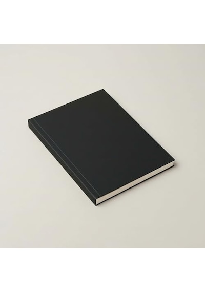 A5 Çizgili Not Defter 64 Yaprak 90 Gr. Ivory Kağıt Ofis Için Ideal Plan Siyah Kapak