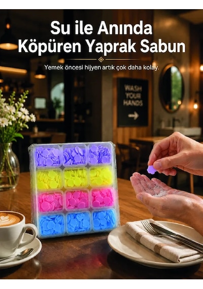 24 Adet Taşınabilir Yaprak Sabun Kutusu Diğer