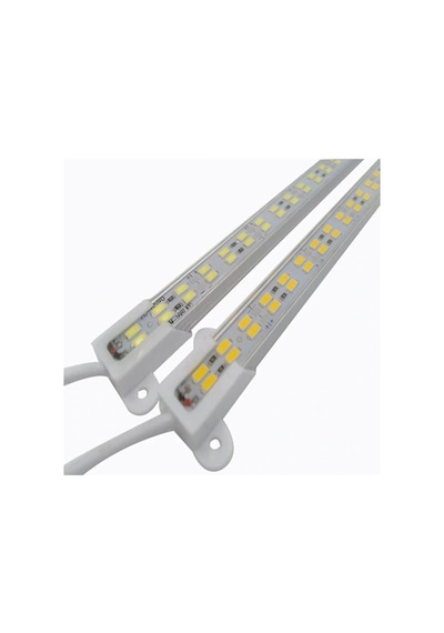 Soguk Beyaz 10000-15000 K Çift Sıra Su Geçirmez Led Bar 1M 12V