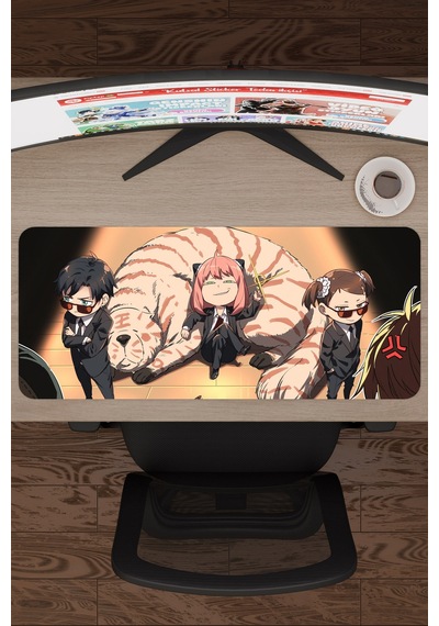 Spy Family Anime V4 - 70x30 Xl Gaming Kauçuk Kaymaz Taban Mouse Pad Fare Altlığı