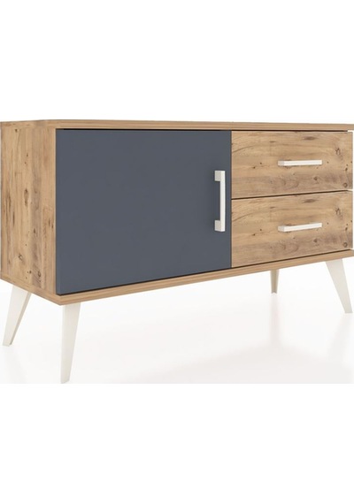 Arges Şifonyer Tek Raflı 2 Çekmeceli Tek Kapaklı 88x30x48 Çam-antrasit/çam Antrasit/çam Arges Şifonyer Tek Raflı 2 Çekmeceli Tek Kapaklı 88x30x48 Çam-antrasit/çam Antrasit/çam