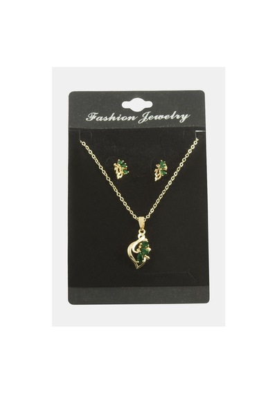 Çiçek Zirkon Taşlı Set Kolye 11 67904270