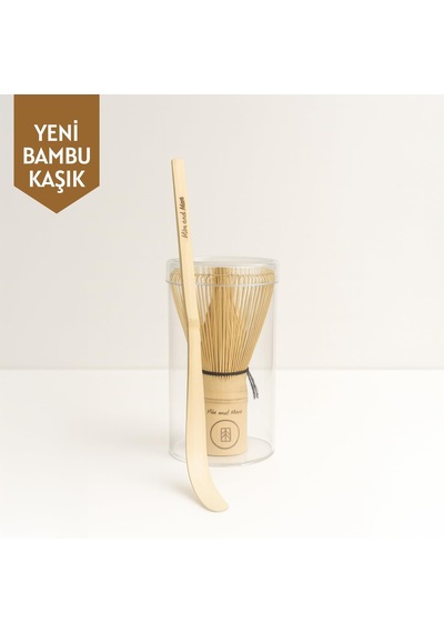 El Yapımı Matcha Kaşığı Chashaku çok renkli