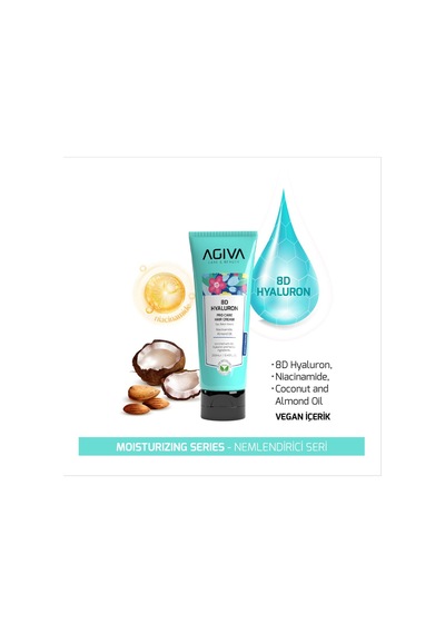 Agiva 8d Hyaluron Pro Care Niacinamid, Badem Yağı İçeren Saç Kremi 250 Ml