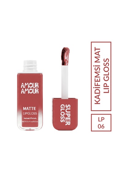 Kadife Mat Likit Ruj Yoğun Pigmentli, Bulaşmaya Dayanıklı Velvet Matte Likit Ruj 06