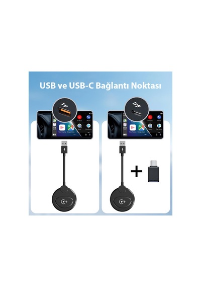 Coofbe Kablosuz Car Play Dönüştücü Video Yansıtıcı Youtube Netflix Tiktok Video Yansıtıcı Carplay