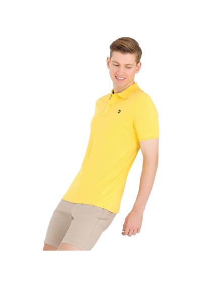 U.S. Polo Assn. Erkek Polo Yaka T-shirt Sari
