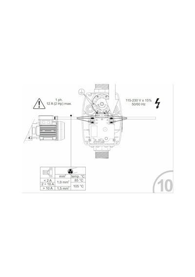 Italtecnica Brio Hidromat - 2 Hp Otomatik Basınç Kontrol Cihazı - İtalyan