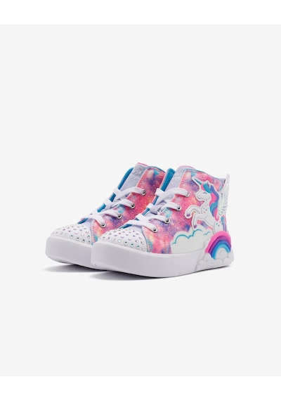 Skechers Twinkle Magic Küçük Kız Çocuk Pembe Işıklı Spor Ayakkabı 314325n Hpmt Pembe