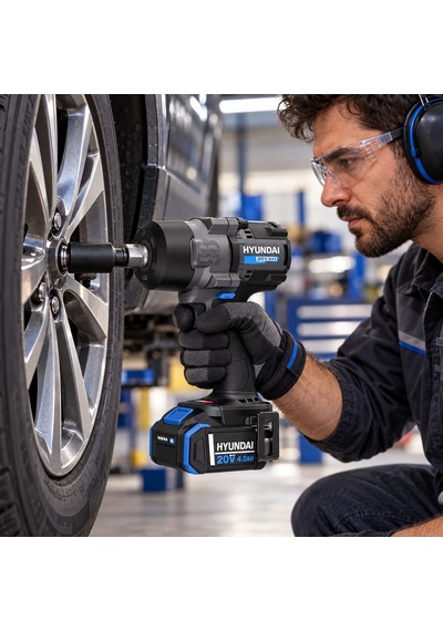 Hyundai Iw20x-700 20v Kömürsüz Darbeli Somun Sıkma Seti 700nm 4ah Akü Ve Şarj Dahil