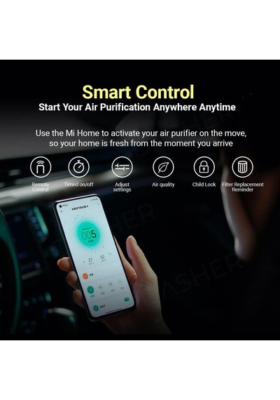 Smart Air Purifier 4 Pro Eu Hava Temizleyici, Hepa Filtre, Oled Ekran, 27.5 X 27.5 X 68 Cm, Beyaz Diğer