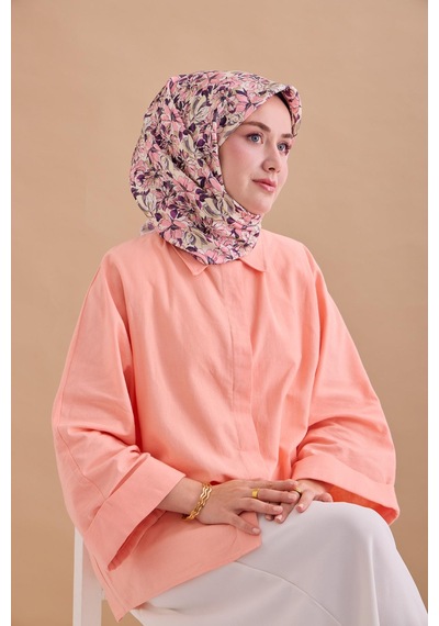 Silk Home Twill İpek Eşarp 11477-16 Küf Yeşili, Ekru, Pembe, Gri, Mor