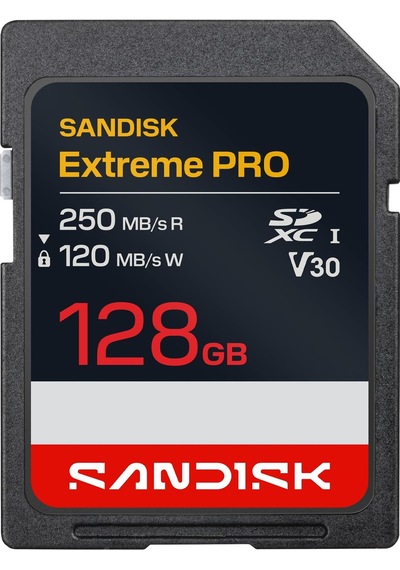Sandisk Extreme Pro Sd Uhs-ı 128gb Sd 250mb/s R / 120mb/s W