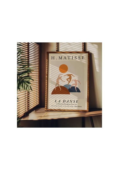 Matisse Çerçevesiz Poster, Modern Dekoratif Çerçevesiz Poster, Tablo, Matisse-12, 50 X 70 Sku: Zeusb0dt9pvbm6