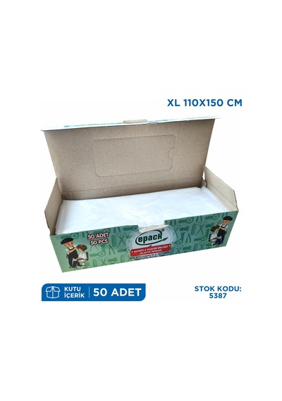Tek Kullanımlık Berber & Kuaför Önlüğü Penuar 50'li 110 x 150