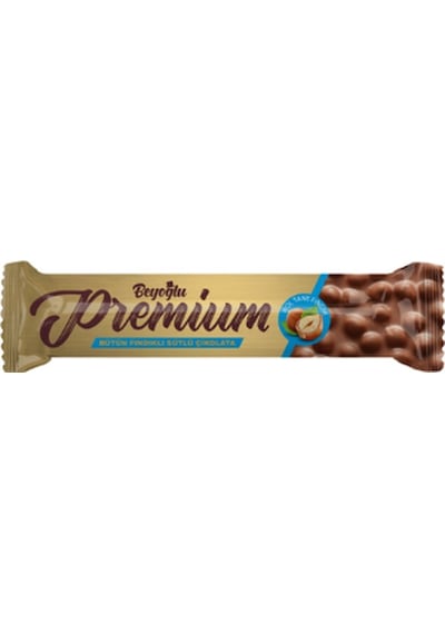 Beyoğlu Bütün Fındıklı Premium Çikolata 12 x 75 G