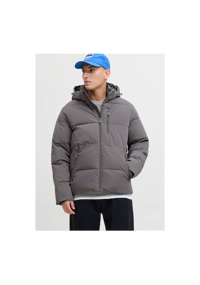 Jack & Jones Gri Erkek Mont 12278792 Jjeowen Puffer Sn Castlerock Jack & Jones Gri Erkek Mont 12278792 Jjeowen Puffer Sn Castlerock